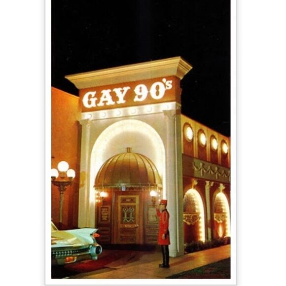 VTG Gay 90s Saloon Whiskey Glasses Beverly Hills - Picture 3 of 11